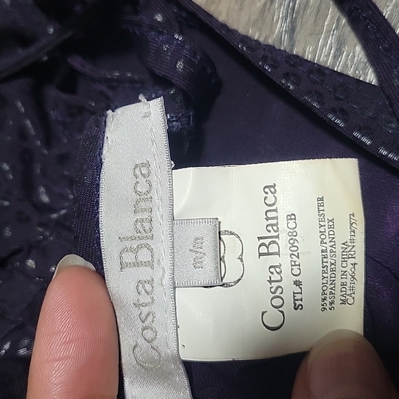 Purple Women's blouse size Medium - Picture 5 of 5